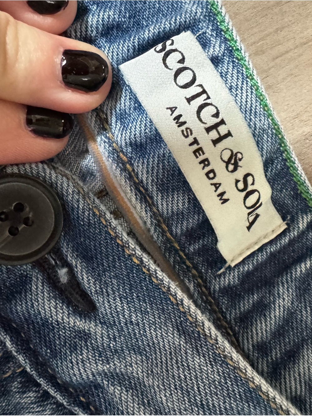 Scotch & Soda Light Blue Wide-Leg Denim Jeans - Picture 3 of 11